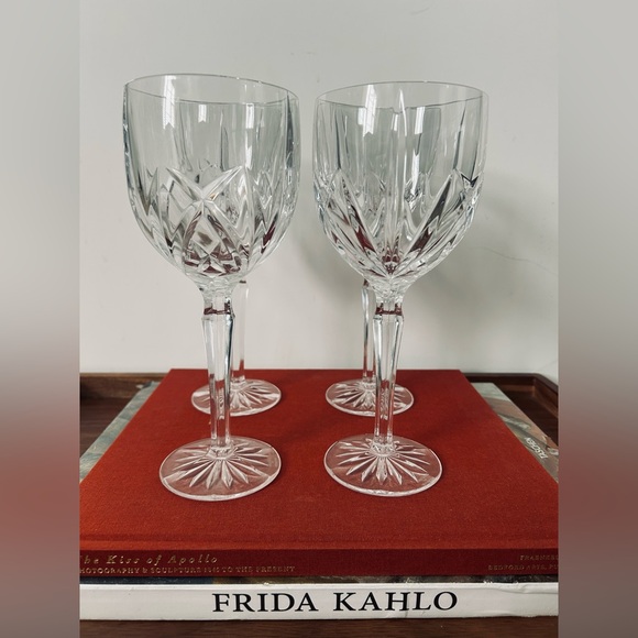 Vintage Set of 4 Waterford Crystal All Purpose Marquis Brookside | Crystal 1990 - Picture 2 of 4